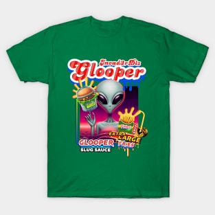 Invad3rDiz Glooper - Sludge Bucket Burger & Fries XL T-Shirt